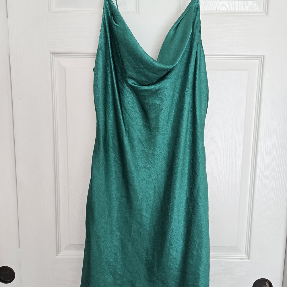 Elegant Green Mini Dress